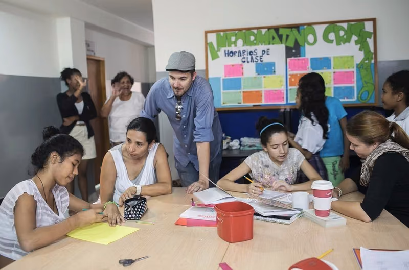 Learning room in the children's home