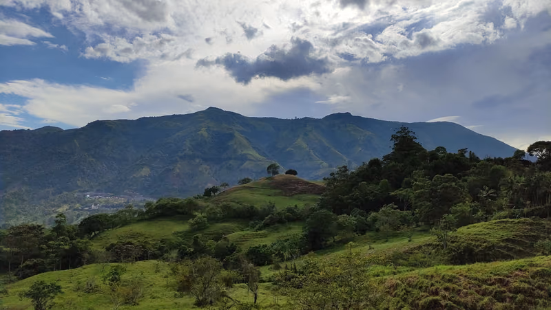 Green hills near Amagá
