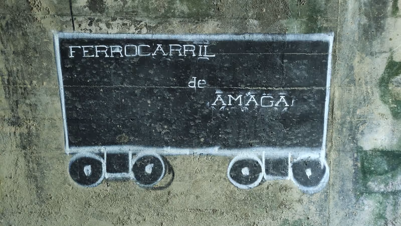 Ferrocarril de Amagá sign